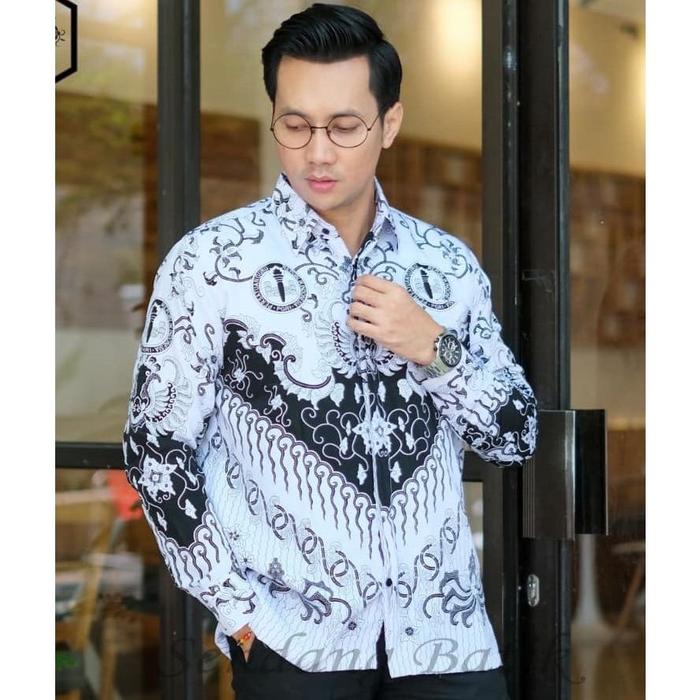 Kemeja pgri kusuma bangsa pria | batik pgri laki laki | seragam pgri motif terbaru
