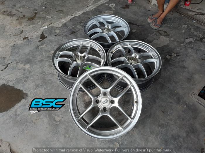 Velg Racing Bekas R17 Rep Enkei Tuning Pcd 4x100 Ring 17 Buat Yaris Jazz Mazda2 Mobilio Freed Vios S