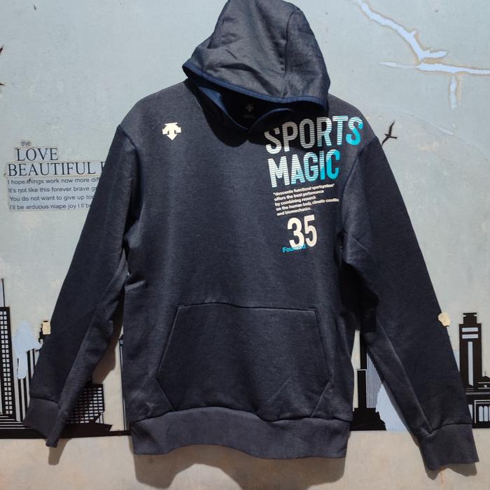 Jaket sweater hoodie DESCENTE