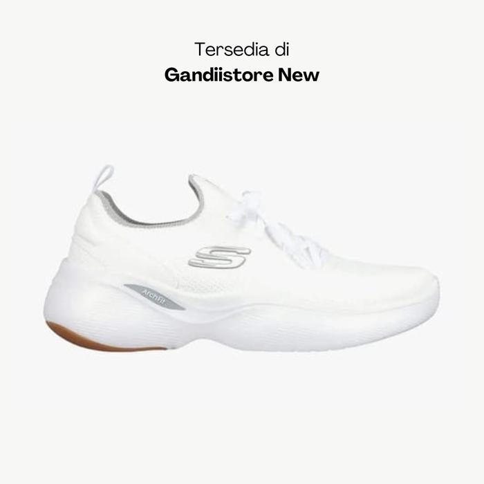 Sepatu Sneakers Pria Skechers Arch Fit Infinity Stormlight 232607/WGY White