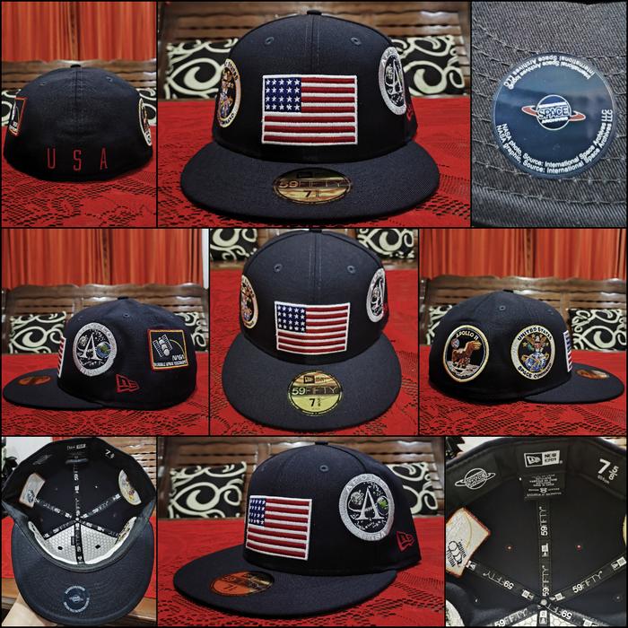 TOPI 59FIFTY NEW ERA X INTERNATIONAL SPACE ARCHIVES NASA USA SIZE: 7 5/8 (60,6 CM) ORIGINAL AUTHENTI