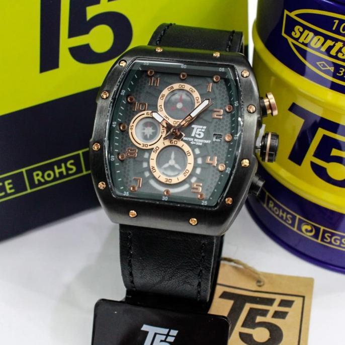 Terbaru Jam Tangan Pria T5 Original H3720G H 3720 G Mewah Elegan Terlaris