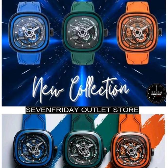 Terbaru Jam Tangan Pria Sevenfriday - Arloji Cowok Seven Friday Ps3-03 Ps3-04 Ps3-05 Ps-Series Autom