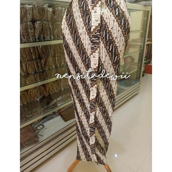 Rok Plisket Wiru / Rok Plisket Batik, Motif Parang Sinta RVD