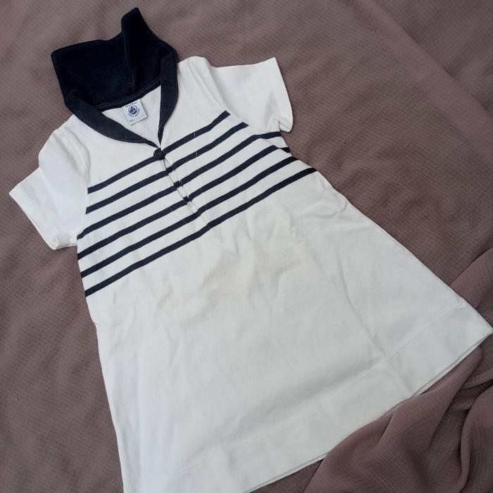 PETIT BATEAU/dress n shirt/kids/preloved