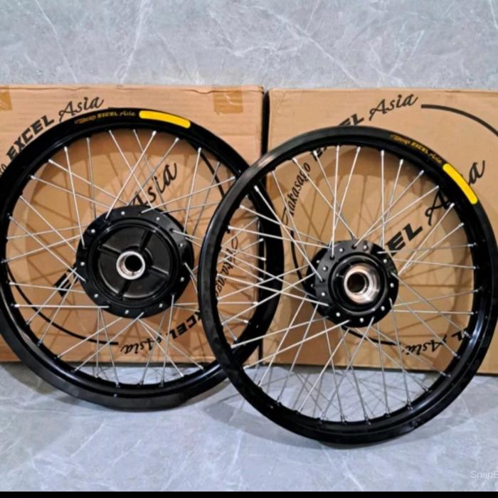 VELG TAKASAGO EXEL ASIA VELG TAKASAGO EXEL ASIA SET TROMOL ORIGINAL RX KING UKURAN RING 18 160/185 F