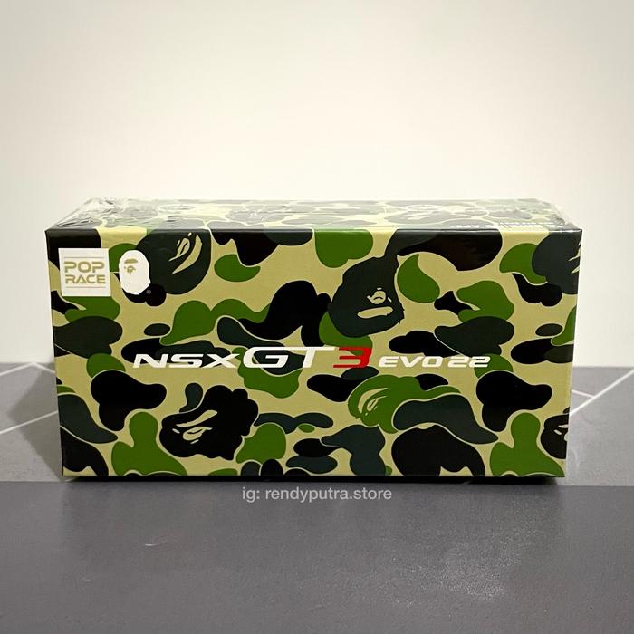 POP RACE x BAPE A Bathing Ape NSX GT3 EVO 22 Limited Edition