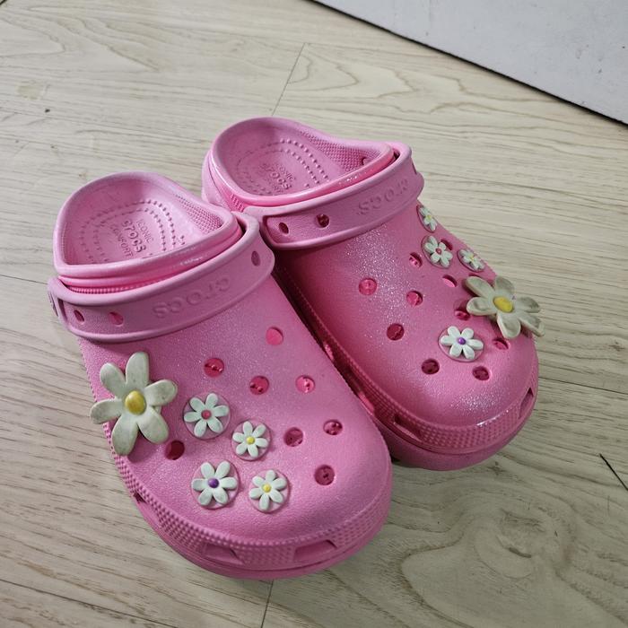 Preloved Crocs Kids Pink Size J3