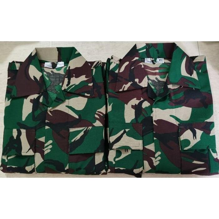 1 STEL SERAGAM PDL TNI BALOTELI PREMIUM ORIGINAL M34-MILITARY WARNA PANCA