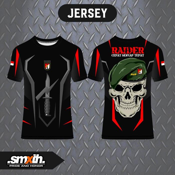 GFBC BAJU KAOS JERSEY LENGAN PENDEK TNI AD TNI AL TNI AU RAIDER KOPASSUS KOSTRAD MARINIR TRIMATRA IN
