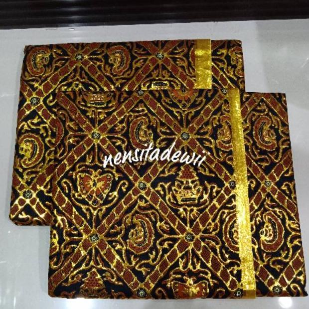 JariK/JariT Prodo MANTEN Motif Sidoluhur Dasar Hitam (1 Paket = isi 2) RVD
