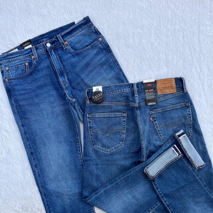 [ Classic Blue Wash ] ORIGINAL LVS 502 Taper " #SELVEDGE " Stretch Denim.