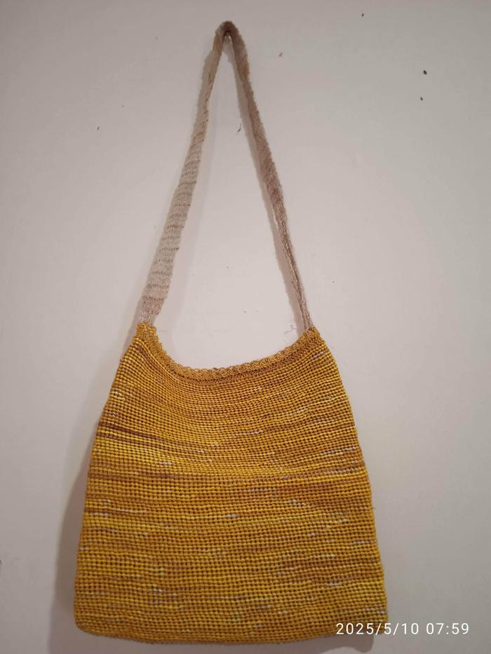 Tas Selempang Noken Anggrek Asli dari Papua (preloved)
