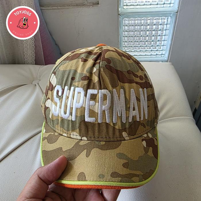 topi baseball No.221 Visor Pendek Superman not MLB New Era or Nike Joss