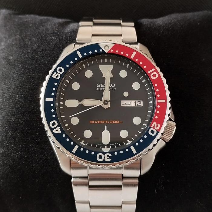 Seiko Automatic Divers 200m SKX009K2 SKX009 NO SKX007 SKX013 Arabic Version