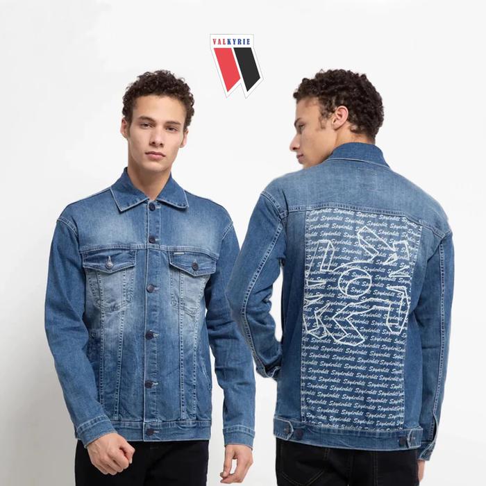 Jaket jeans denim Spyderbilt kozy