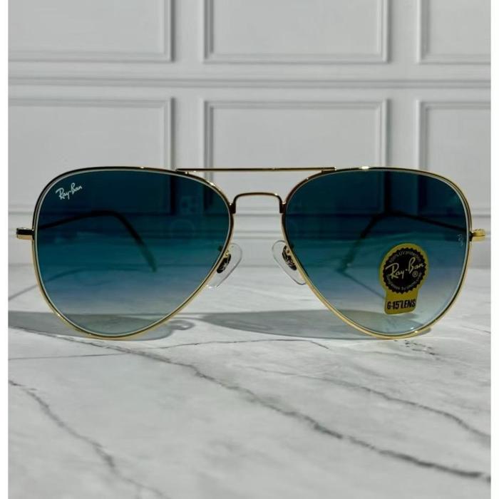 KACAMATA RAYBAN PRIA / WANITA AVIATOR RB3026 BLUE GRADIENT ORIGINAL