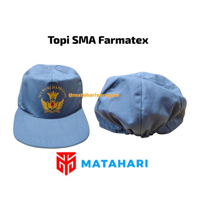 Matahari Seragam / Topi SMA Sablon / Topi SMA Bordir / Topi SMA Farmatex / Topi SMA Tetrex / Topi Se