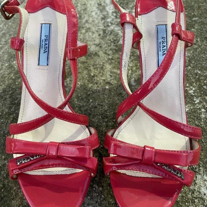 Prada patent leather heels