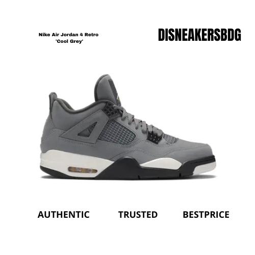 Sepatu Nike Air Jordan 4 Retro 'Cool Grey'