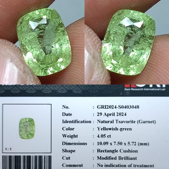NATURAL TSAVORITE GARNET TANZANIA GRI