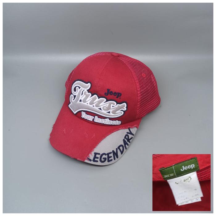 Topi Jeep Cap Trucker Second Preloved Original 158