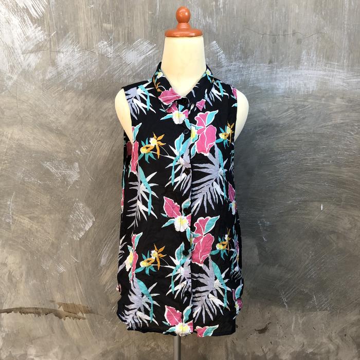Stussy Floral Summer Vibes Sleeveless Tops