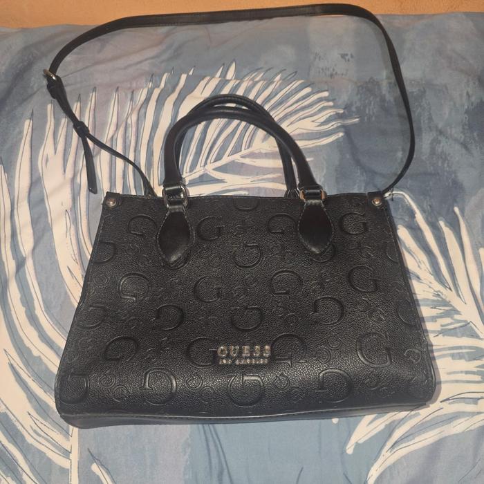 Tas Guess original tote bag warna hitam
