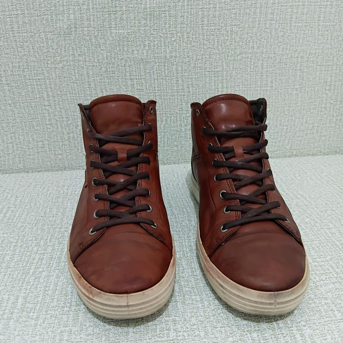 Ecco soft 7 sneakrs midel coklat