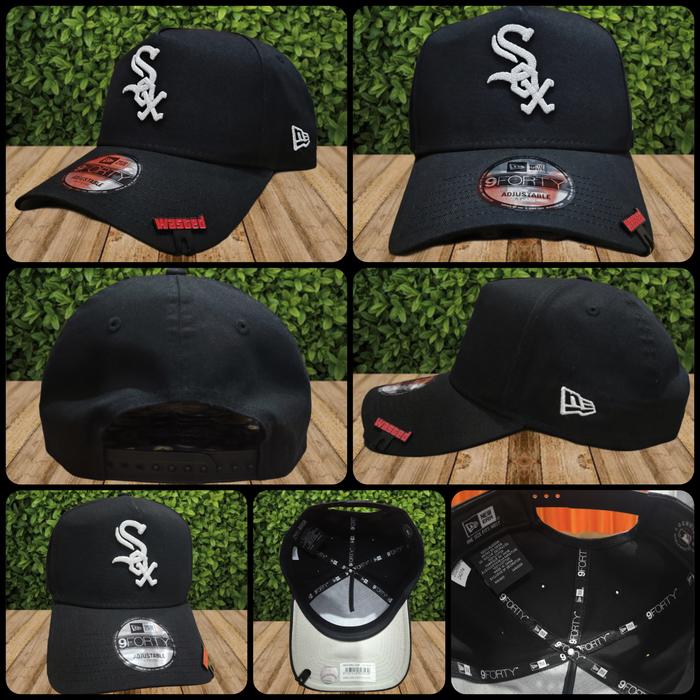 TOPI CAPS 9FORTY AFRAME NEW ERA X MLB CHICAGO WHITE SOX SIZE: OSFM ORIGINAL AUTHENTIC NEW ERA