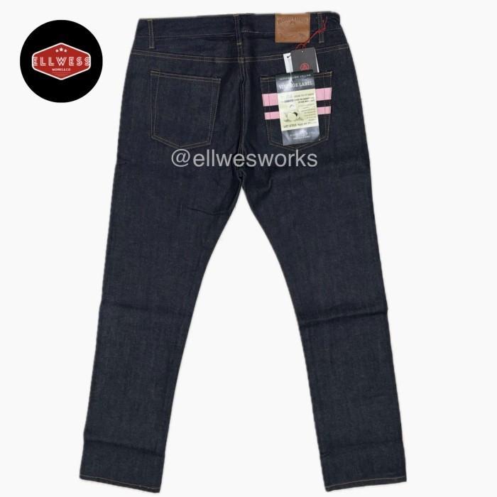 Momotaro Jeans Pink Stripe (Japan Blue x Momotaro Collaboration).