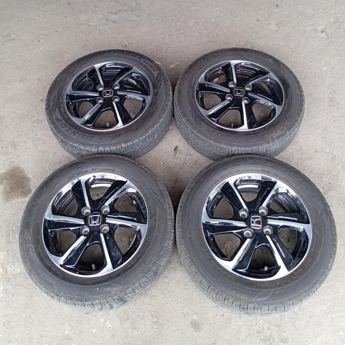 velg oem brio satya 2023 r14 4x100 lbr5 et50 ban dunlop