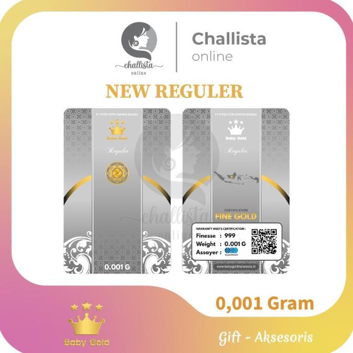 Babygold baby gold emas 0.001gr mini 24 karat Logam mulia antam 24k