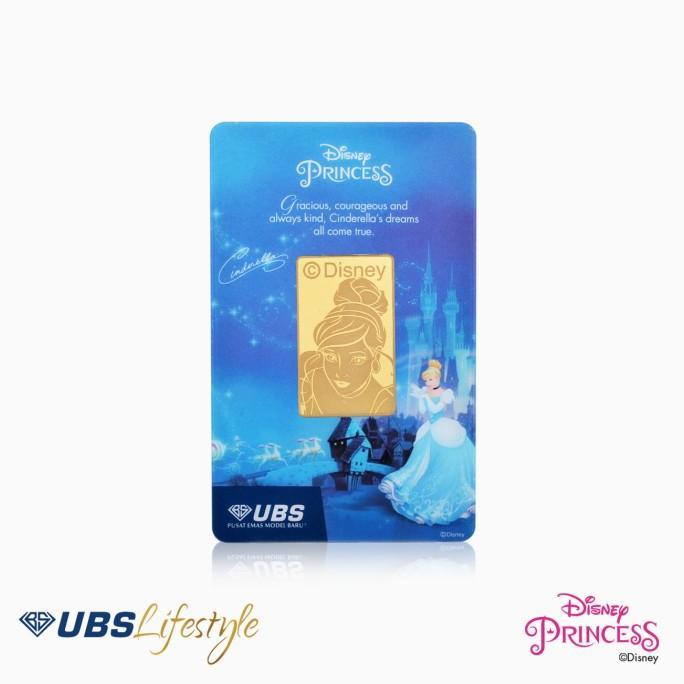 UBS Logam Mulia DISNEY PRINCESS CINDERELLA EDITION 10 GR