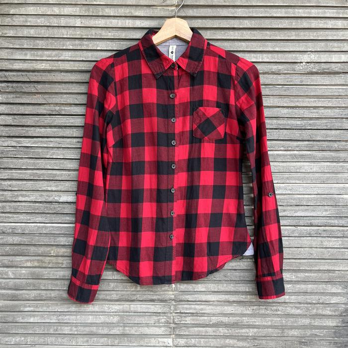 Kemeja Hem Kotak Girl Krazy Preloved