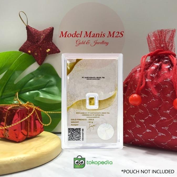 LM EMAS ANTAM X HARTADINATA 0,1 Gr / 0.1 Gr / 0.1 Gram MICRO GOLD