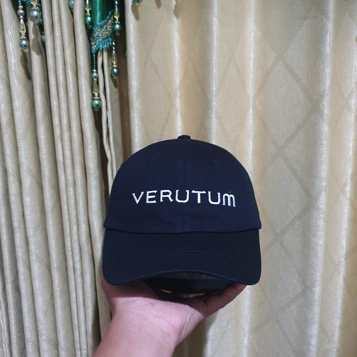 topi verutum hitam original