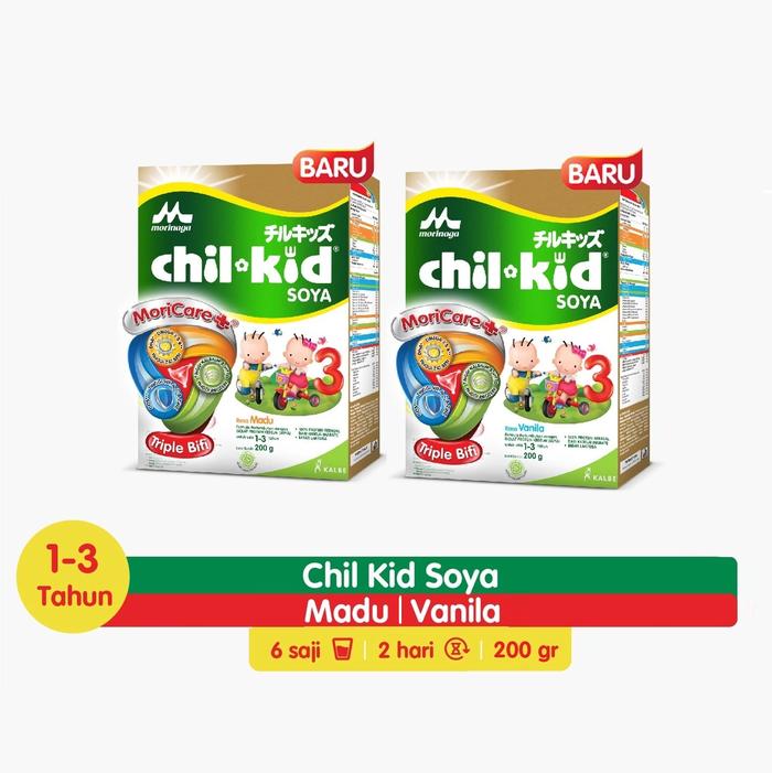 Chil Kid Soya M naga 200 g - Formula Protein Kedelai 1-3 Tahun - Madu