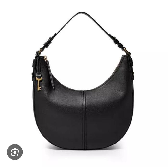Fossil Shae Large Hobo Black New