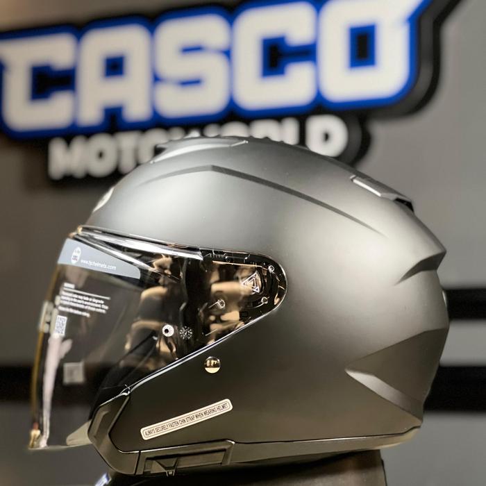 HJC i31 Half Face Helmet Helm Halfface Semi Flat Black