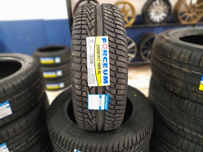 Ban mobil tubles forceum heptagon suv 215 60 R17 tanpa ban dalam ring 17 untuk innova , rush , terio