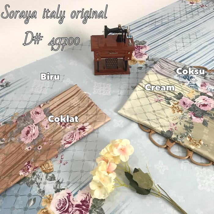 DEATEXTILE SORAYA ITALY VISCOSE JACQUARD ENGLAND# 49700//SETENGAH METER (0,5)//TUNIK,BLOUSE,GAMIS
