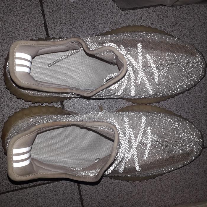 SEPATU ADIDAS YEEZY BOOST 350 V2 STATIC REFLECTIVE second ORIGINAL tanpa bpx