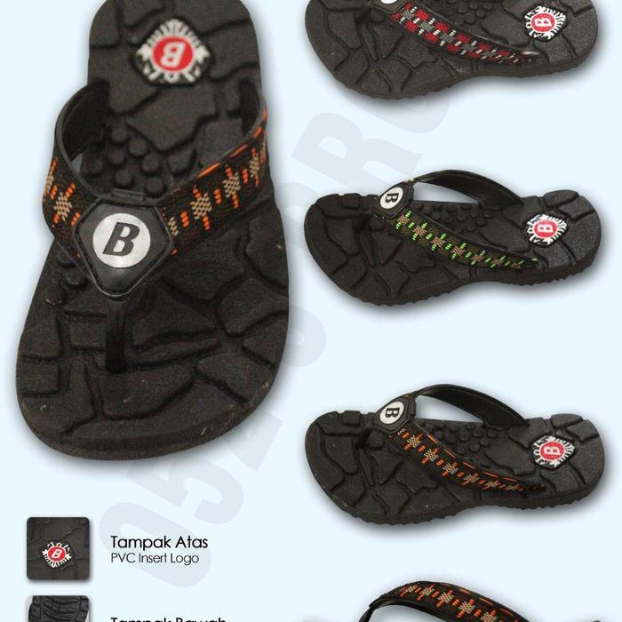 sandal jepit anak bromo boloni