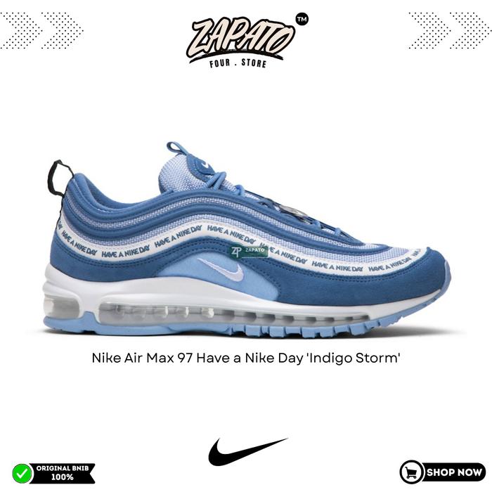 Sepatu Nike Air Max 97 Have a Nike Day 'Indigo Storm' Original Brand New In Box