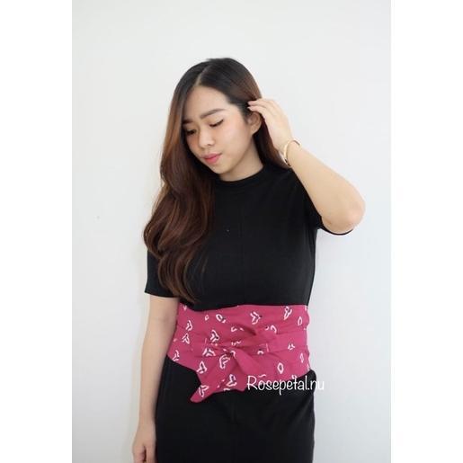 Ex45 If56 Obi Belt Tenun Basic / Ikat Pinggang Obi Tenun / Obi Belt Batik Original Berkualitas