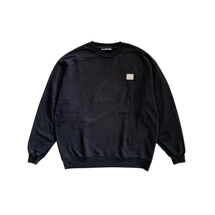 Authentic / Original Acne Studios - Metal Face Logo Sweatshirt (Black)