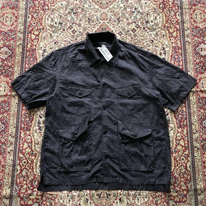Jaket Eastlogue Short sleeve bandana overshirt jacket vintage bandana overshirt F526