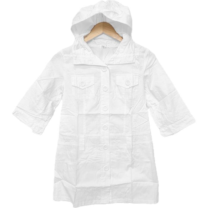 Iyesh 0812 Busana Baju Pakaian Fashion Wanita Atasan Blus Blouse Kemeja Panjang Outer Coat Long Blaz