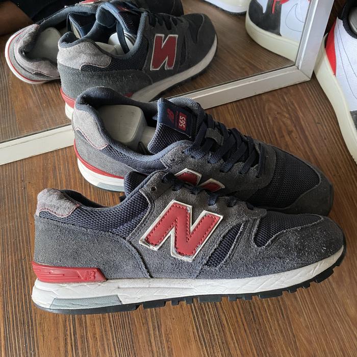 New balance 565 navy red casual original murah - sneakers second market